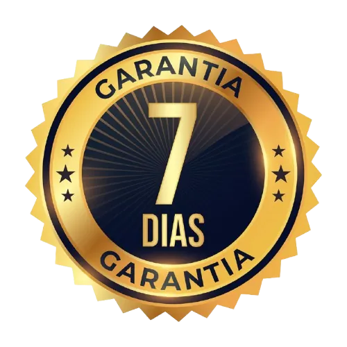 Selo de garantia de 7 dias do Sistema Visual de Beach Tennis